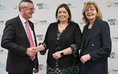 North’s Economy Minister pays visit to LMETB’s Advanced Manufacturing Training Centre of Excellence (AMTCE) in Dundalk MOUs signed between LMETB, Queen’s University Belfast and Southern Regional College